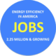 Energy jobs are mostly in energy efficiency