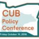 Destination Decarbonization: CUB 2018 Policy Conference — October 19, Portland