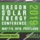 Oregon Solar Energy Conference, May 7-9, 2019 in Portland
