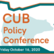 10th Annual CUB Policy Conference (Virtual) – October 16