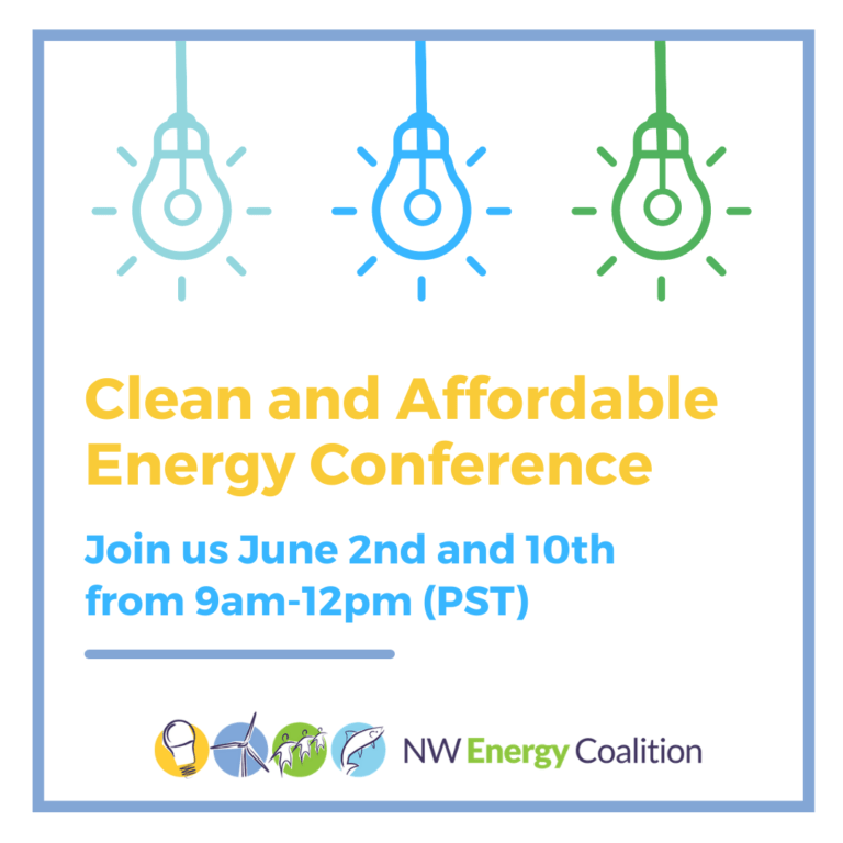 Clean & Affordable Energy Conference (virtual) June 2 and June 10